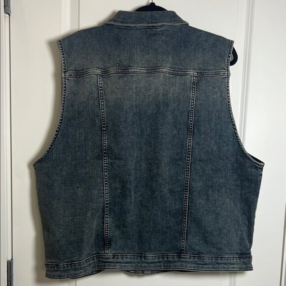 Ripton Denim Vest Unisex Hot Rod XXL - Picture 3 of 7